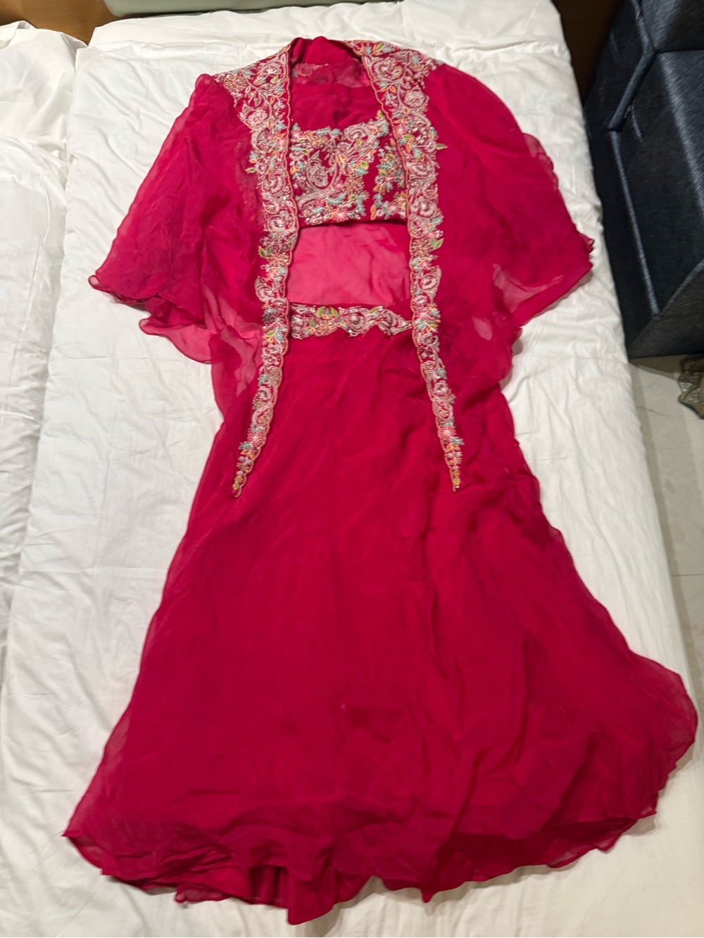 Elegant Pink Embroidered Women’s Lehenga